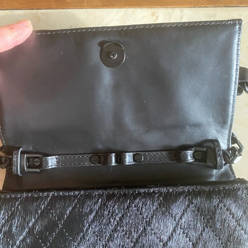 Alice & Olivia pony hair, Crossbody bag - EUC - Picture 6 of 11